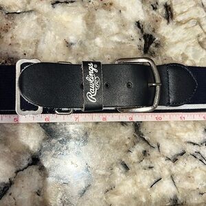 Rawlings navy blue adjustable softball/baseball belt
